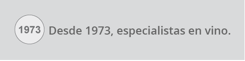 Desde 1973, especialistas en vino.